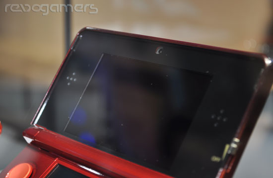 Nintendo 3DS - detalle de la pantalla autoestereoscópica