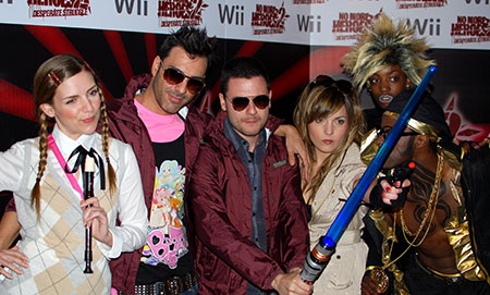 Travis y sus chicas en Madrid por No More Heroes 2