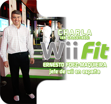 Charla Wii Fit en calcetines