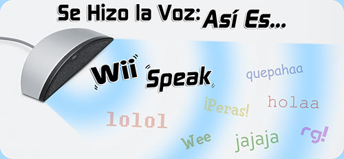 Reportaje: Wii Speak