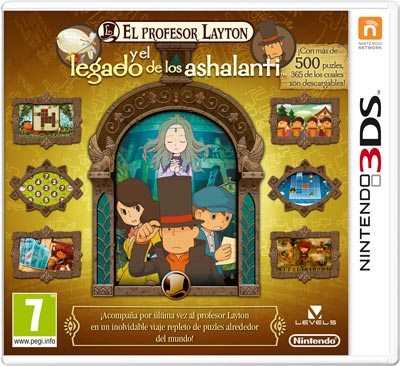 Carátula de Professor Layton y el legado de los ashalanti
