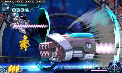 Captura de Azure Striker Gunvolt