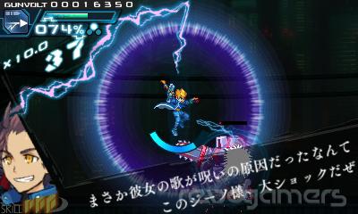Captura de Azure Striker Gunvolt