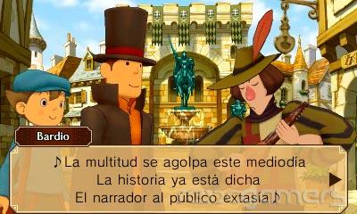 Captura de El Profesor Layton vs Phoenix Wright: Ace Attorney