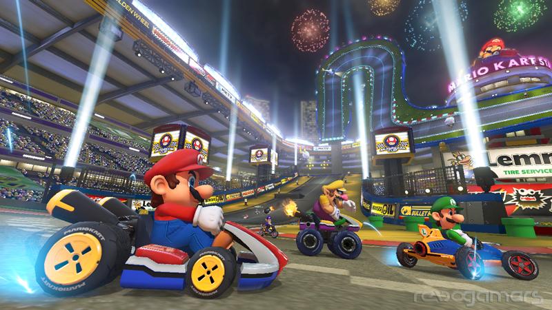 Captura de Mario Kart 8