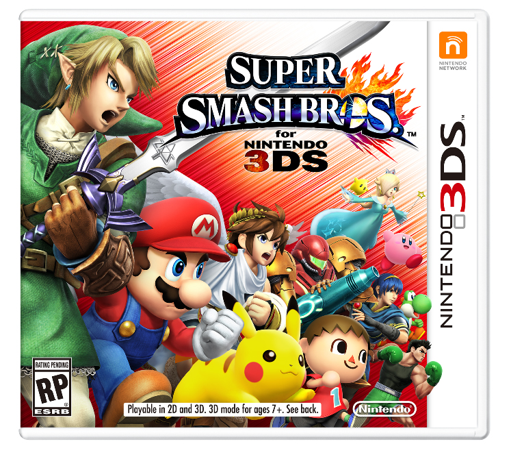 Carátula de Super Smash Bros. 3DS