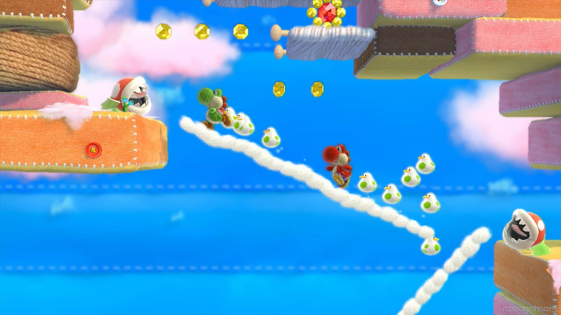 Captura de Yoshi´s Woolly World