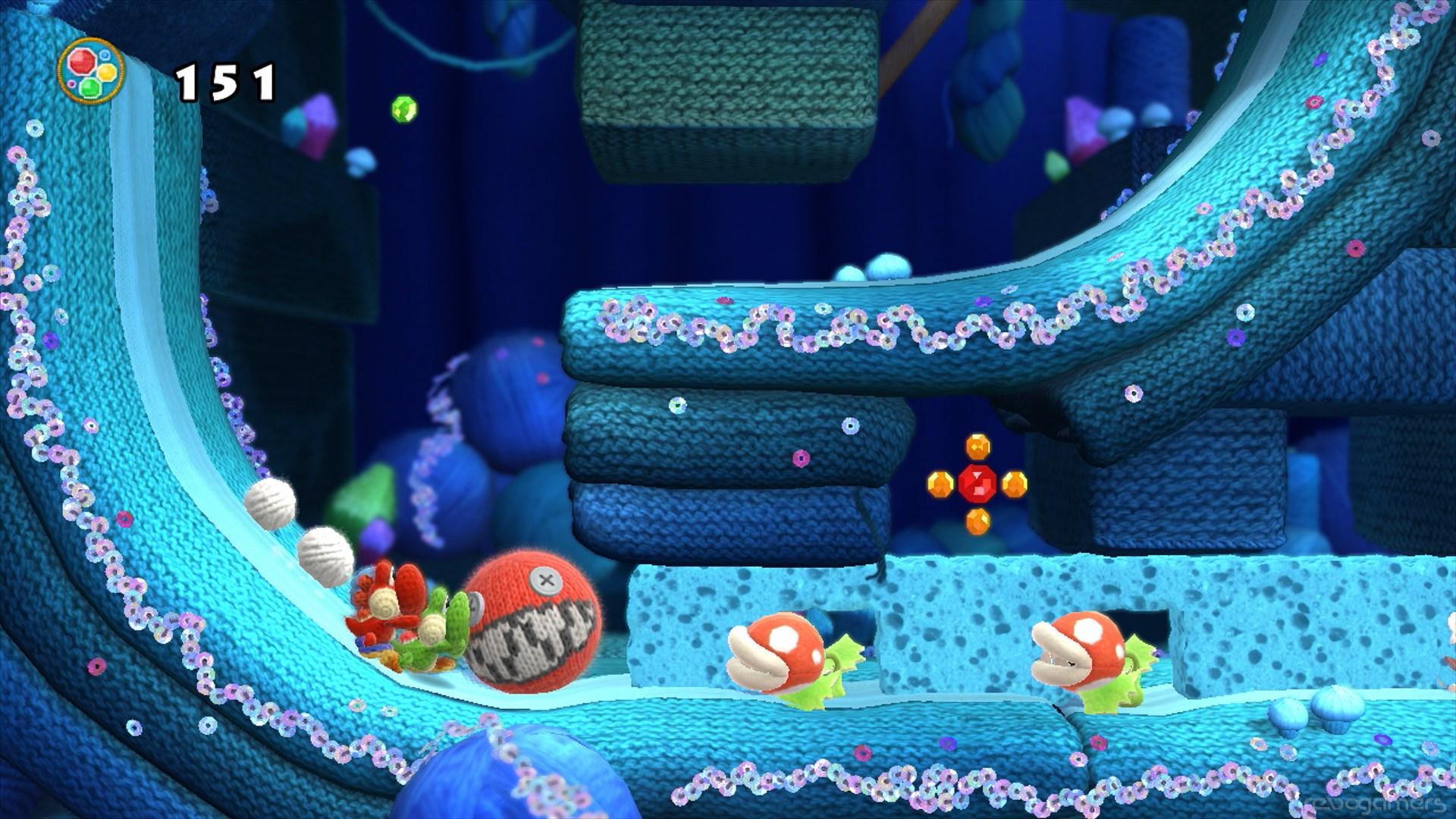 Captura de Yoshi´s Woolly World