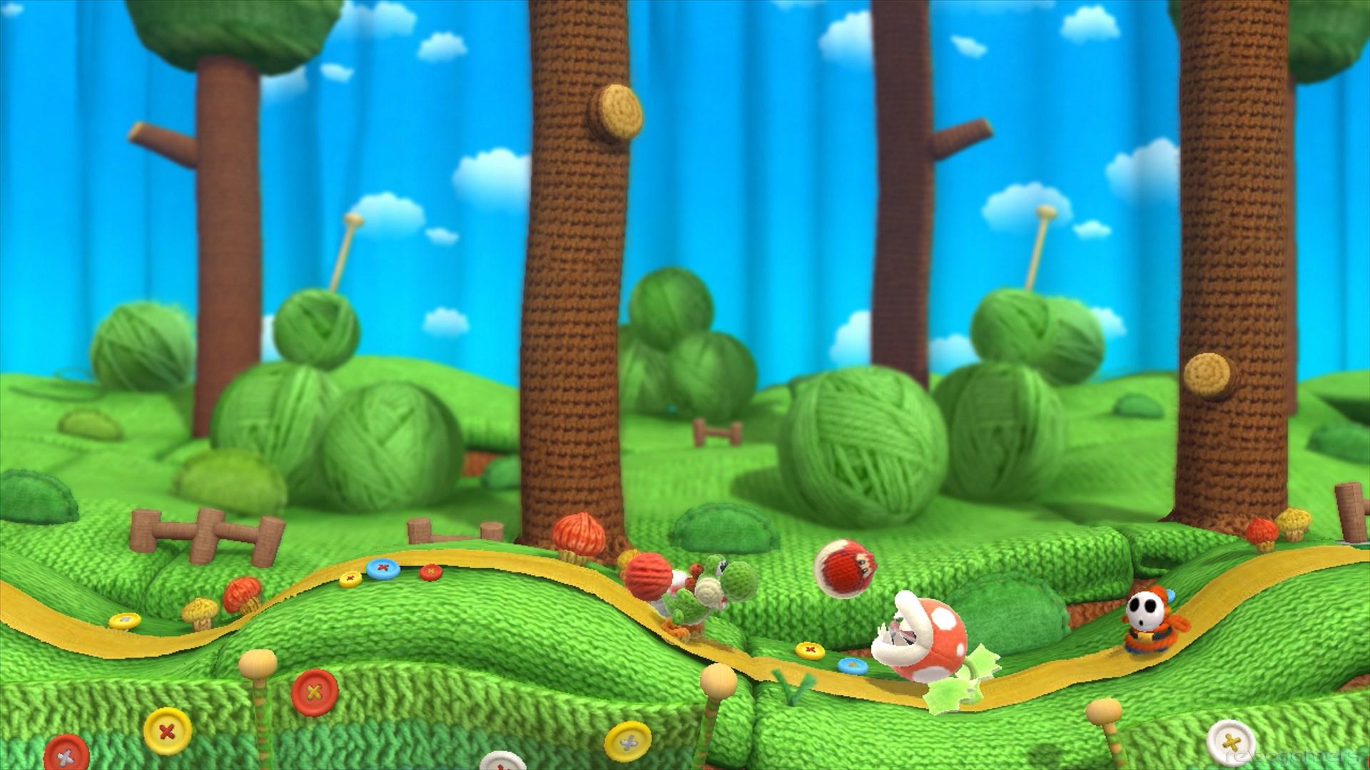 Captura de Yoshi´s Woolly World