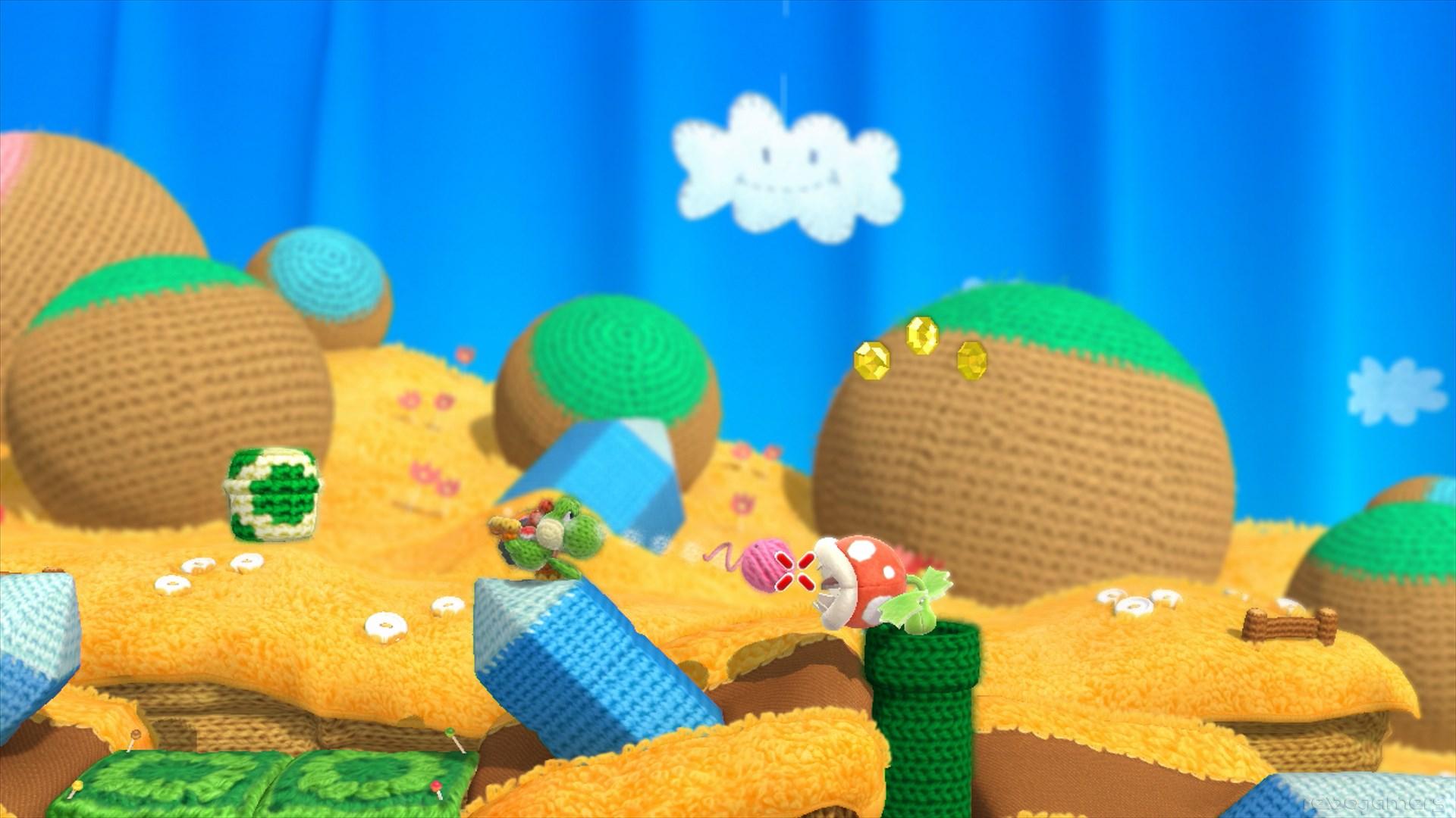 Captura de Yoshi´s Woolly World