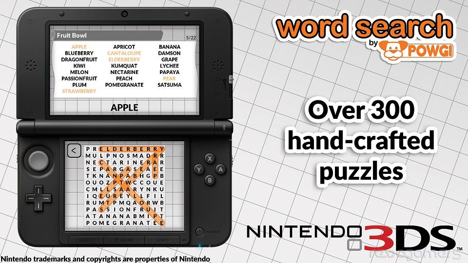 Word Search - crucigramas Wii U y 3DS
