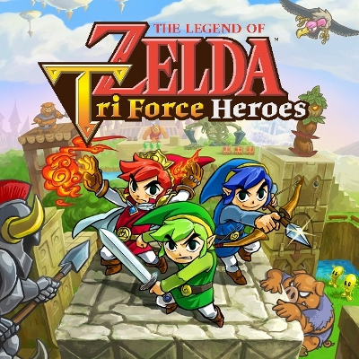 Carátula de The Legend of Zelda: Tri Force Heroes 