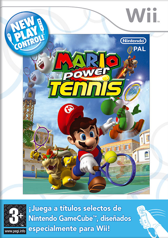 Carátula de Mario Power Tennis (New Play Control)