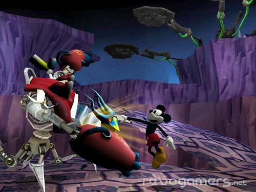 epic mickey new enemies robot wii revogamers