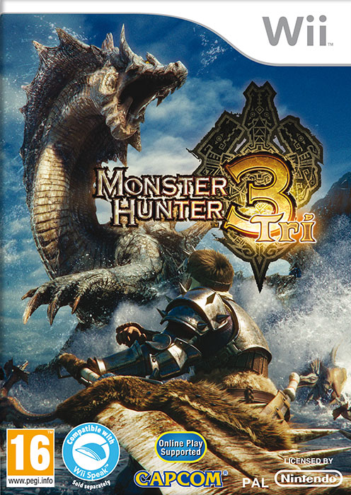 Carátula de Monster Hunter 3 Tri