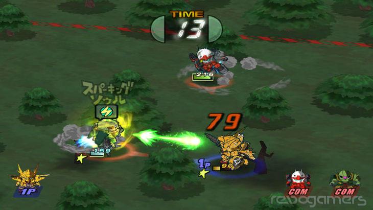 Captura de SD Gundam Gashapon Wars Wii