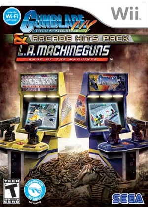 Carátula de Gunblade NY & LA Machineguns Arcade Hits Pack