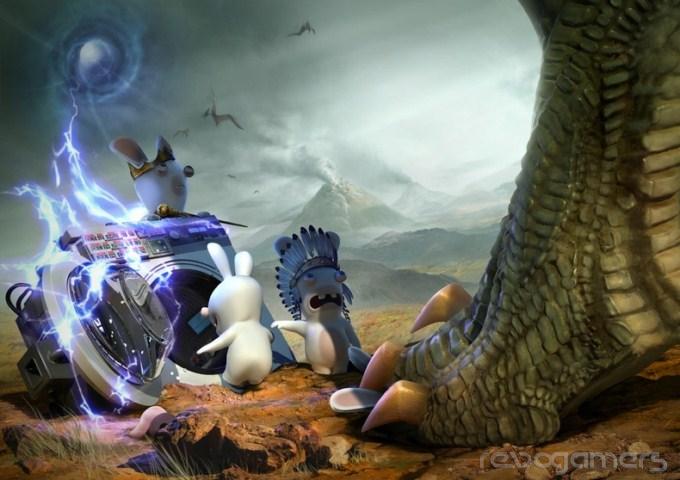 Captura de Raving Rabbids: Regreso al Pasado