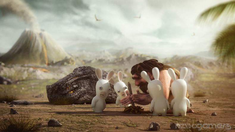 Captura de Raving Rabbids: Regreso al Pasado