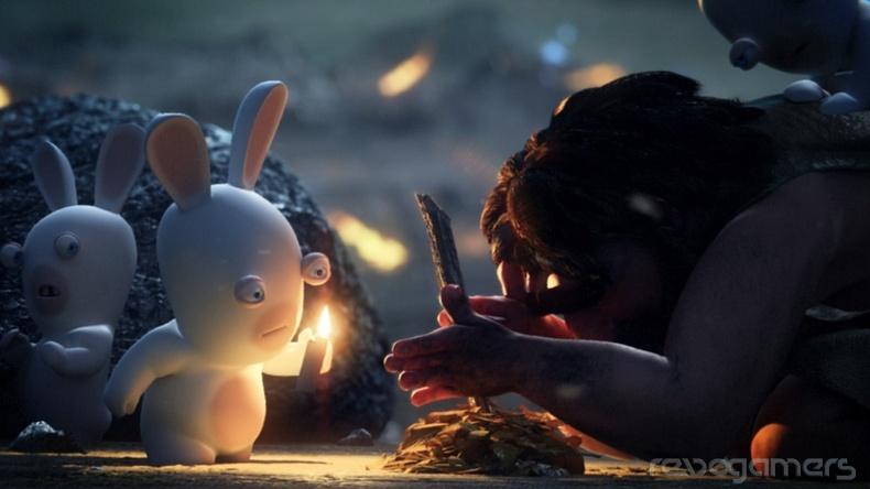 Captura de Raving Rabbids: Regreso al Pasado