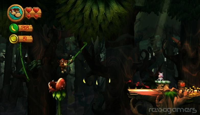 Captura de Donkey Kong Country Returns