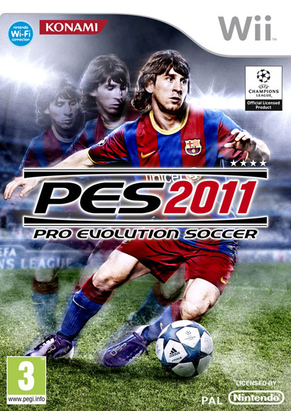 Carátula de Pro Evolution Soccer 2011 (PES Wii)