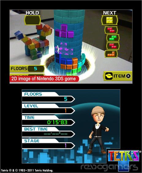 tetris nintendo 3ds realidad aumentanda