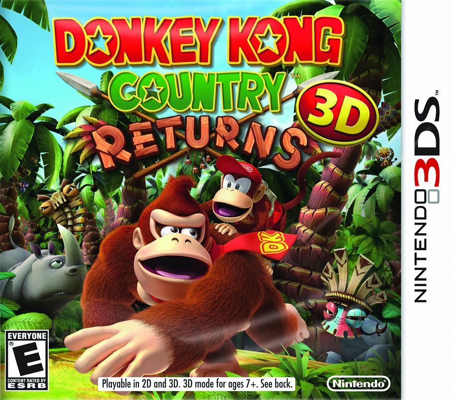 Carátula de Donkey Kong Country Returns 3D