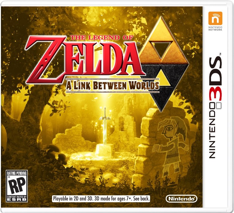 Carátula de The Legend of Zelda: A Link Between Worlds