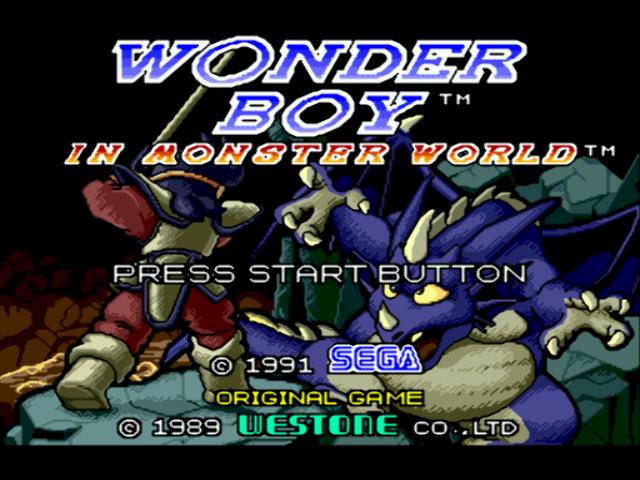 Carátula de Wonder Boy in Monster World