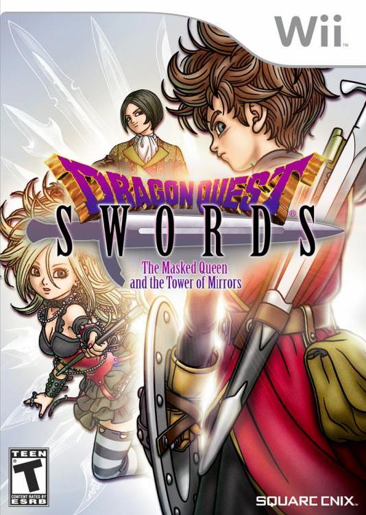 Carátula de Dragon Quest Swords: La Reina enmascarada y la Torre de los Espejos