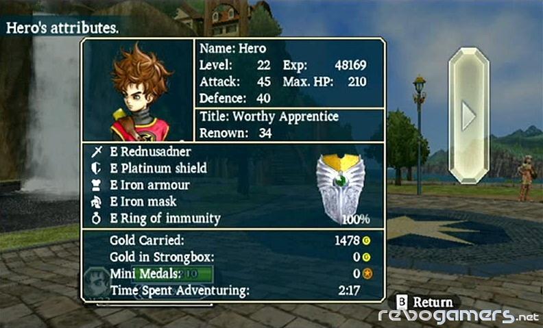 Dragon Quest Swords: La Reina enmascarada y la Torre de los Espejos, imagen 1