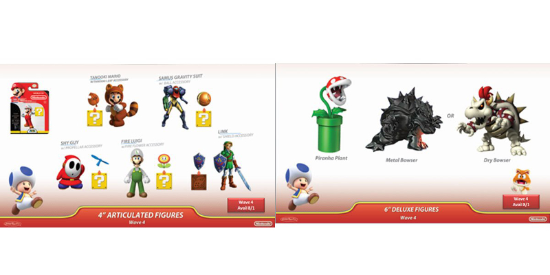 Jakks Pacific muestra toda una gama de figuras Nintendo
