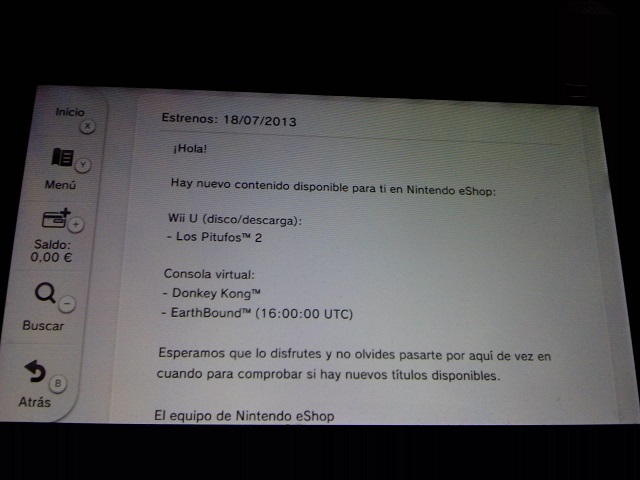 Earthbound lanzamiento Europa